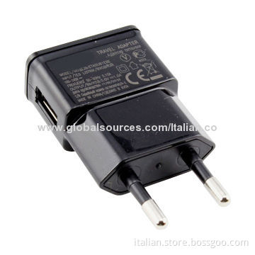 Universal Mobile Phone Travel Charger with 110-240V AC, 50/60Hz Input